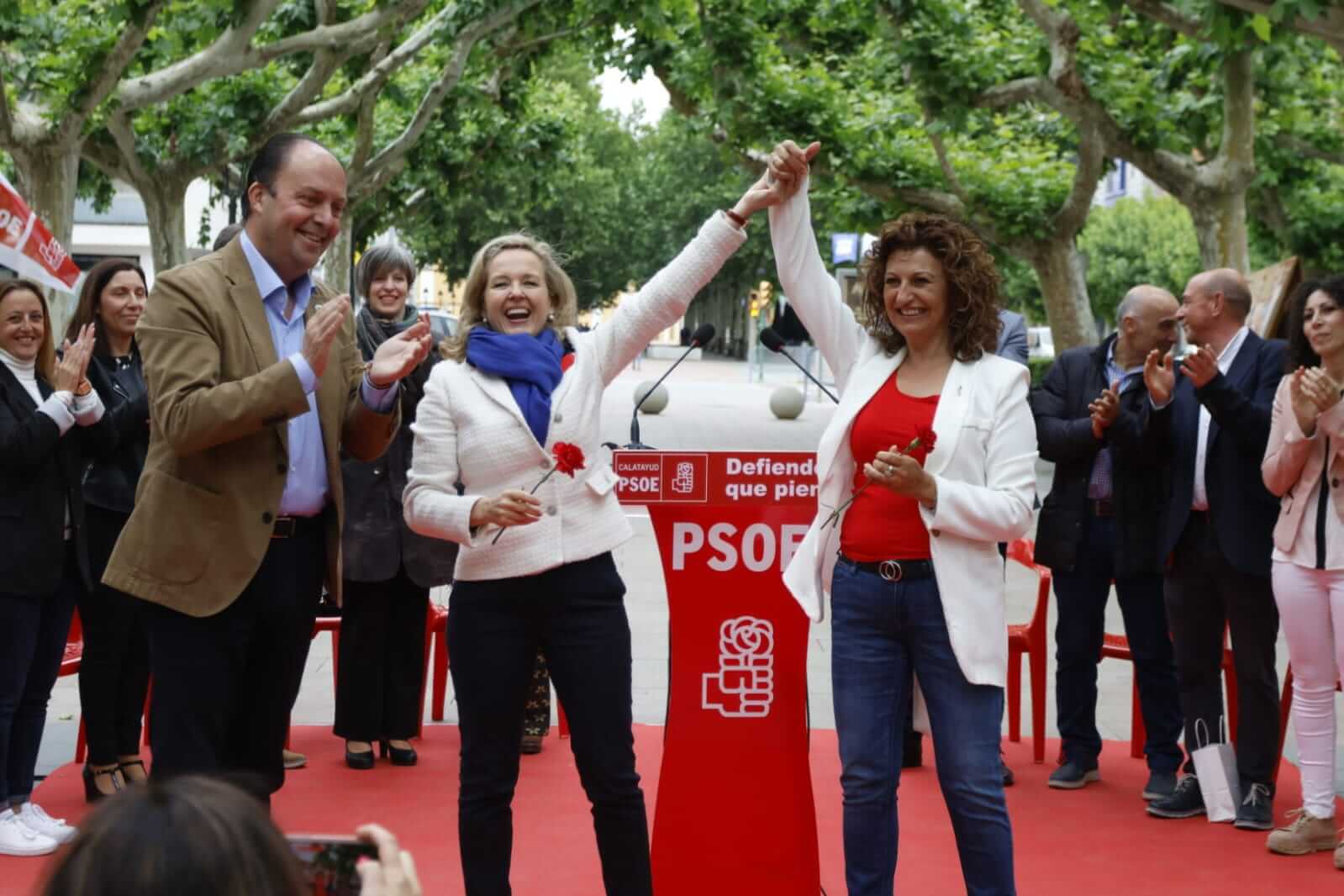 Calviño destaca el proyecto, la visión y las ganas de seguir avanzando de la candidatura socialista de Calatayud PSOE Zaragoza